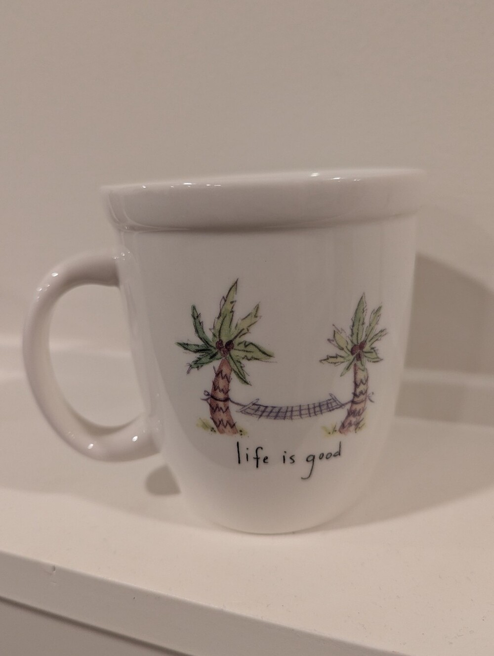 NATURAL LIFE White Ceramic Mug